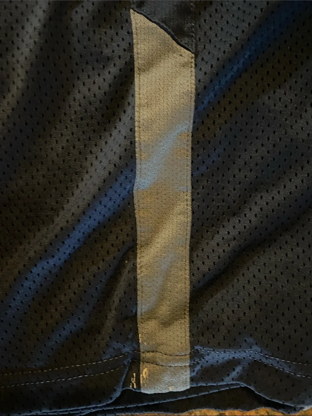 Nike Black Navy Mesh Sports Shorts with Logo Waistband